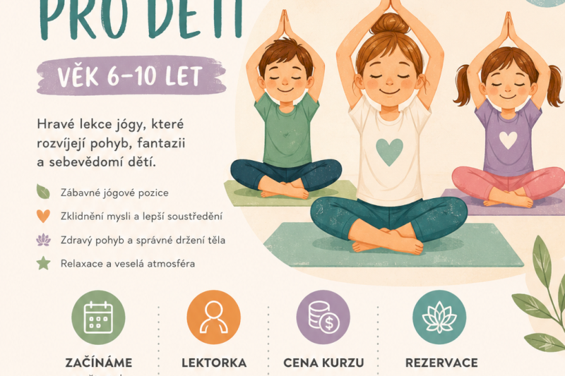 MALÍ JOGÍNCI - Cvičení pro děti s jógou (6-10 let + teens))